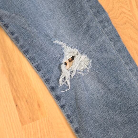 Kancan women's distressed cropped jeans size 15/31 - Picture 2 of 6